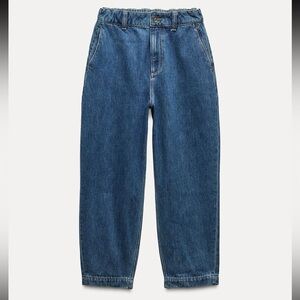 ZARA Tapered High Waist Jeans